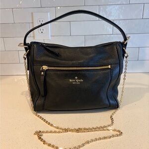 KATE SPADE New York Cobble Hill Small Harris Satchel Bag Luxury Pebbled Leather